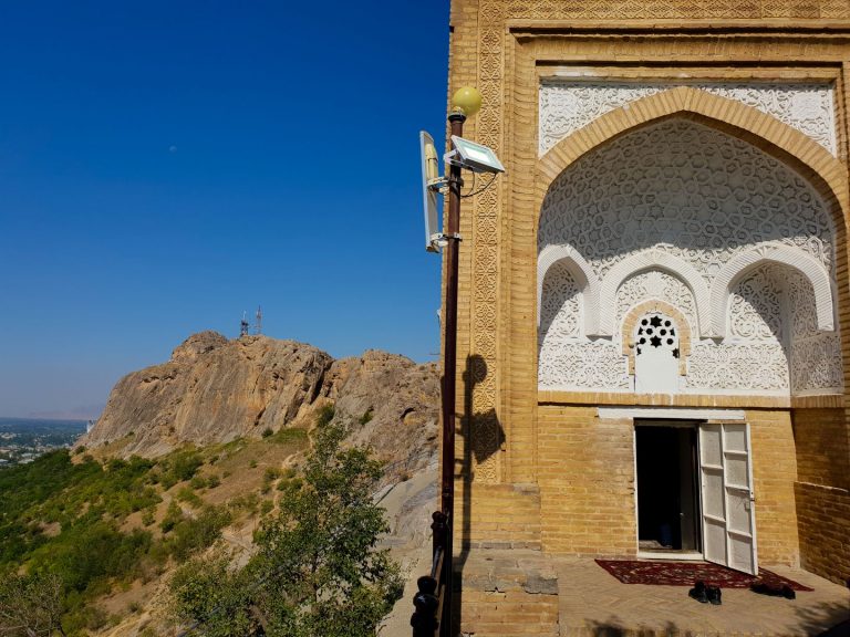 Babur's House on top of Sulaiman-Too Mountain is a must-do sightseeing in Osh